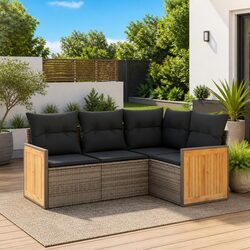 Ideal 4 Piece Garden Sofa Set for Outdoor Gatherings
