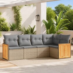 Practical 5 Piece Outdoor Sofa Set for Your Patio