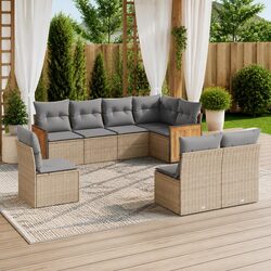 Practical 8-Piece Modular Sofa Set for Outdoor Use