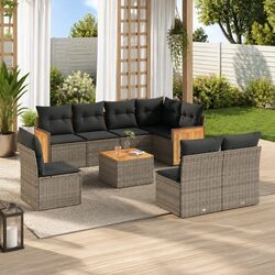 Functional 9 Piece Outdoor Sofa Set for Every Home