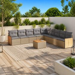 Versatile 10 Piece Outdoor Garden Sofa Set for Your Home