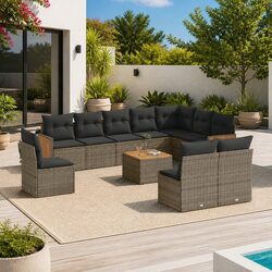 Ideal 11-Piece Sofa Set for Your Outdoor Comfort