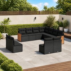 11 Piece Garden Sofa Set Ideal for Patio Gatherings