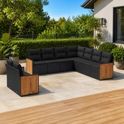 Versatile 9-Piece Sofa Set for Your Backyard or Patio