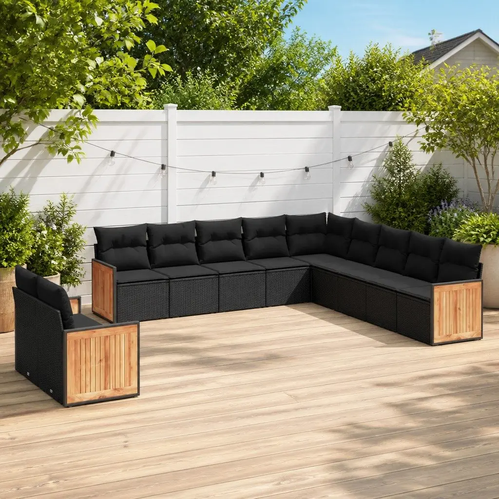 11-Piece Garden Sofa Set for Outdoor Enjoyment