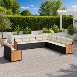 Ideal 11 Piece Garden Sofa Set for Your Backyard