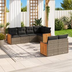 Practical 7 Piece Outdoor Sofa Set for Any Home