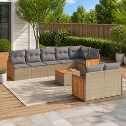 Versatile 9-Piece Garden Sofa Set for Outdoor Living