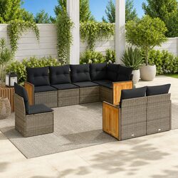 Versatile 8 Piece Garden Sofa Set for Any Outdoor Area