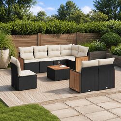 Versatile 9 Piece Garden Sofa Set for Any Outdoor Space