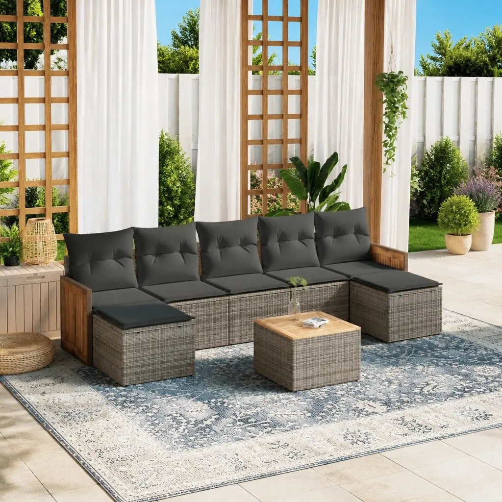 8 Piece Garden Sofa Set for Outdoor Living