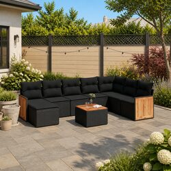 Versatile 9 Piece Garden Sofa for Your Outdoor Needs