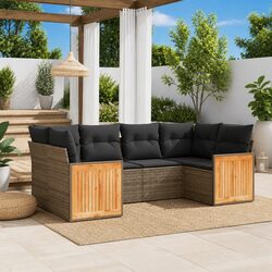 Ideal 6-Piece Sofa Set for Your Patio or Garden