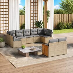 Versatile 9 Piece Outdoor Sofa Set for Your Home