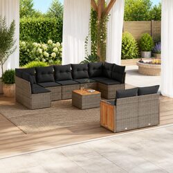Practical 10-Piece Outdoor Sofa Set for All Your Gathering Needs