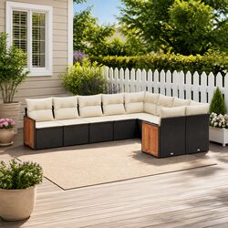 Versatile 9-Piece Sofa Set for Any Outdoor Space