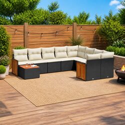 Ideal 10-Piece Garden Sofa Set for Patio Gatherings