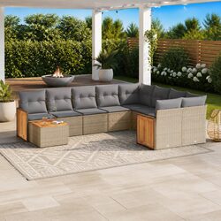 Versatile 10-Piece Outdoor Sofa Set for Any Space