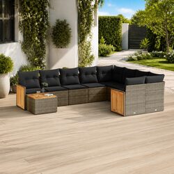 Practical 10-Piece Garden Sofa Set for Your Outdoor Area