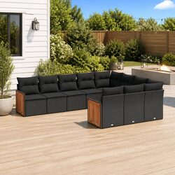 Versatile 10 Piece Outdoor Sofa Set for Any Patio