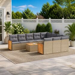 Versatile 11 Piece Outdoor Sofa Set for Your Garden