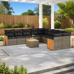 Ideal 11-Piece Garden Sofa Set for Outdoor Gatherings