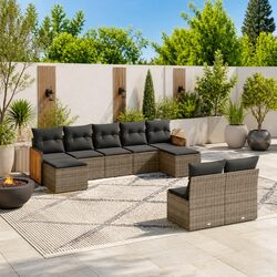 Ideal 9 Piece Sofa Set for Your Outdoor Needs