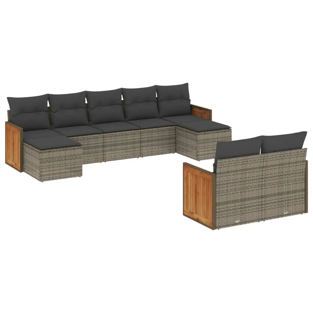 9 Piece Garden Sofa Set for Outdoor Spaces