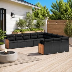 Versatile 11 Piece Sofa Set for Any Outdoor Area