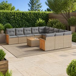 12-Piece Garden Sofa Set for Outdoor Living