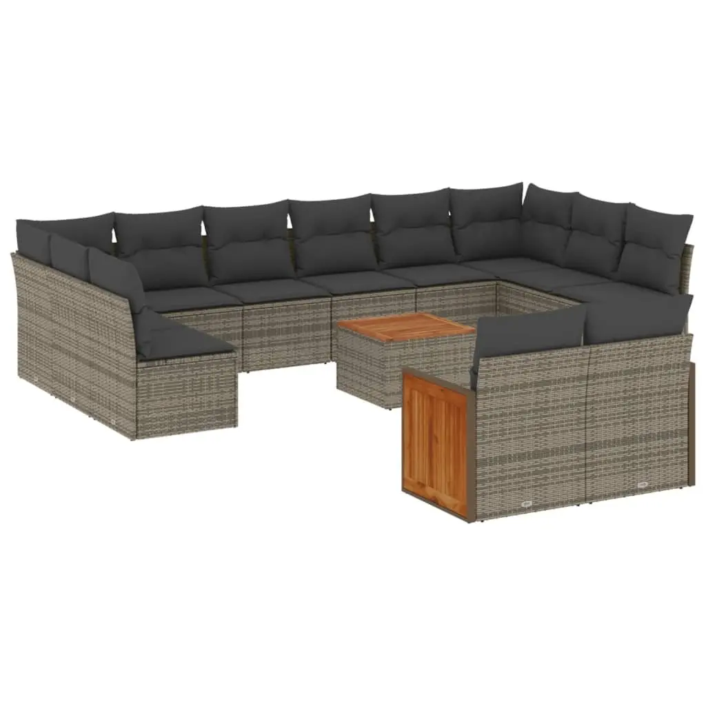 13 Piece Garden Sofa Set for Outdoor Spaces