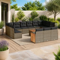Versatile 14-Piece Garden Sofa Set for Relaxing Outdoors