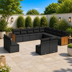 Ideal 13 Piece Sofa Set for Your Patio and Backyard