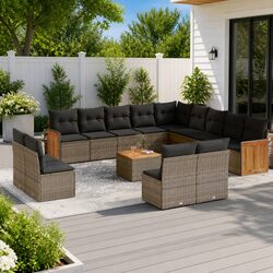 Versatile 14 Piece Outdoor Sofa Set for Every Patio