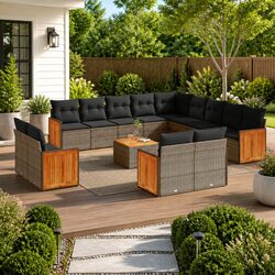 Practical 14 Piece Garden Sofa Set for Everyday Use