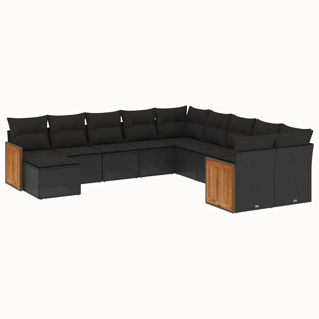 11-Piece Modular Sofa Set for Outdoor Use