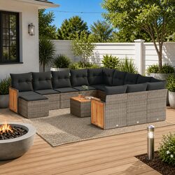 Ideal 13-Piece Sofa Set for Your Patio or Garden