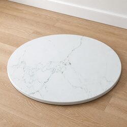 Practical Tempered Glass Table Top for Dining and Coffee Use Ø80cm