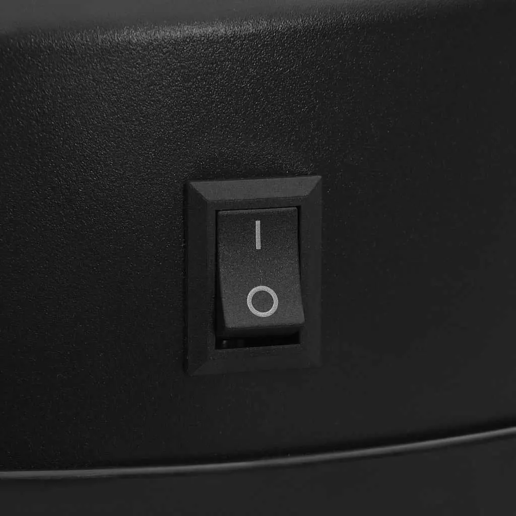 Automatic Sensor Trash Can Touch Free Waste Bin 30L Black Carbon Steel
