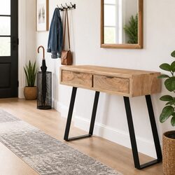Versatile Console Table with Two Drawers