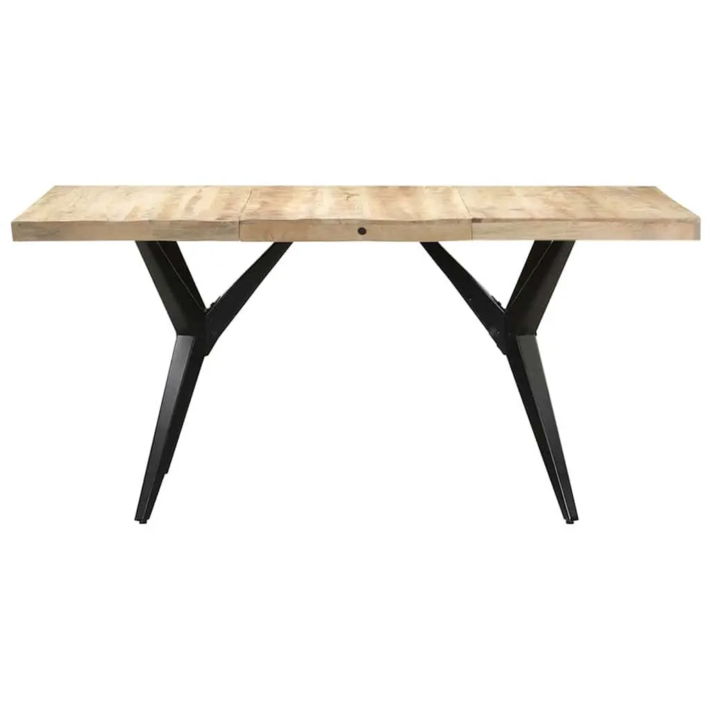 Dining Table Mango Wood 180x90x76 cm Brown