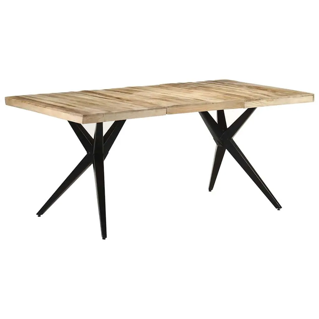 Dining Table Mango Wood 180x90x76 cm Brown