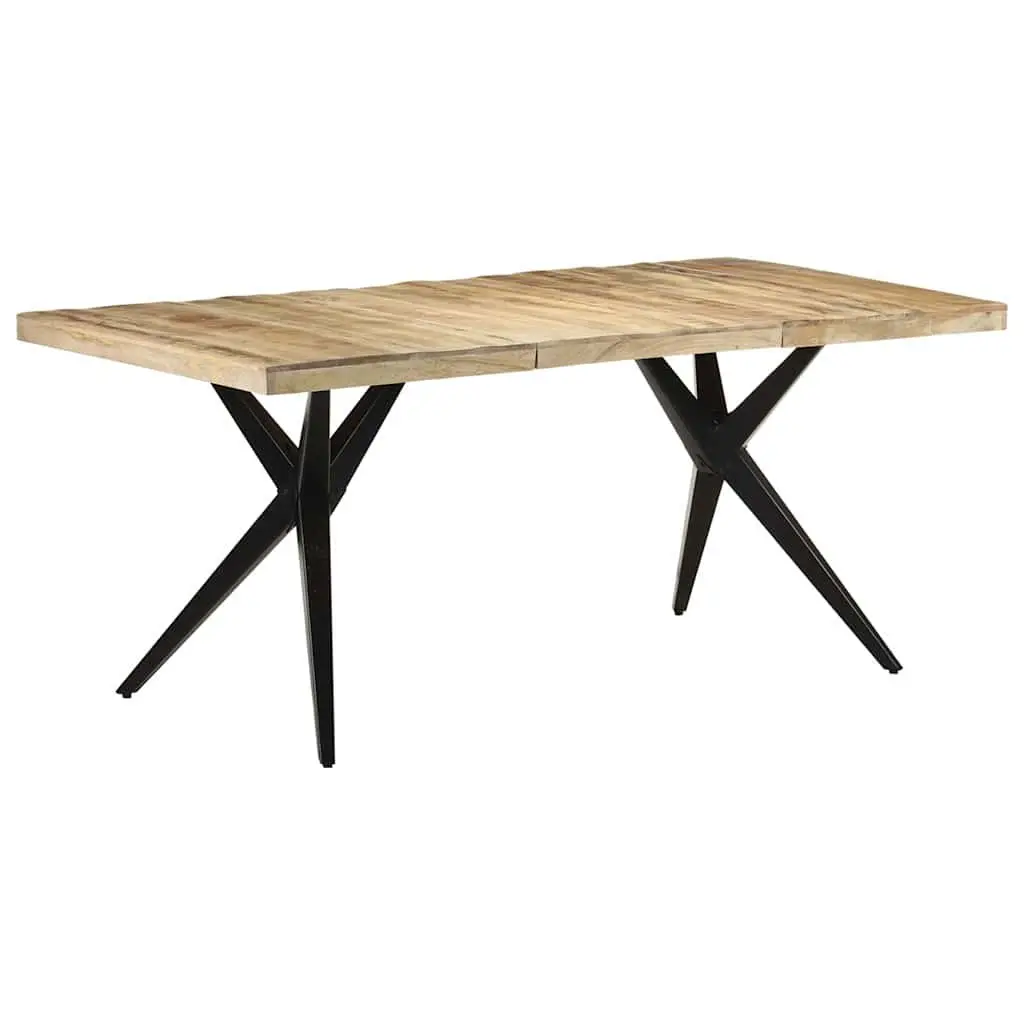 Dining Table Mango Wood 180x90x76 cm Brown