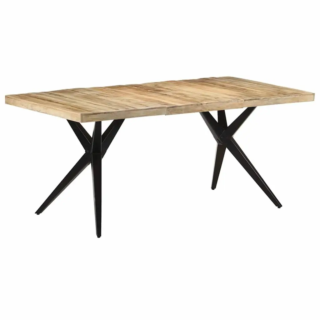 Dining Table Mango Wood 180x90x76 cm Brown