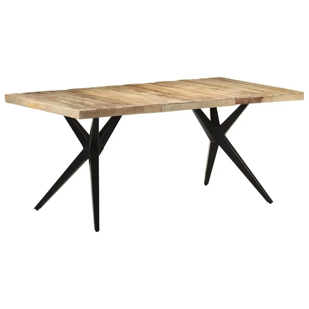 Dining Table Mango Wood 180x90x76 cm Brown