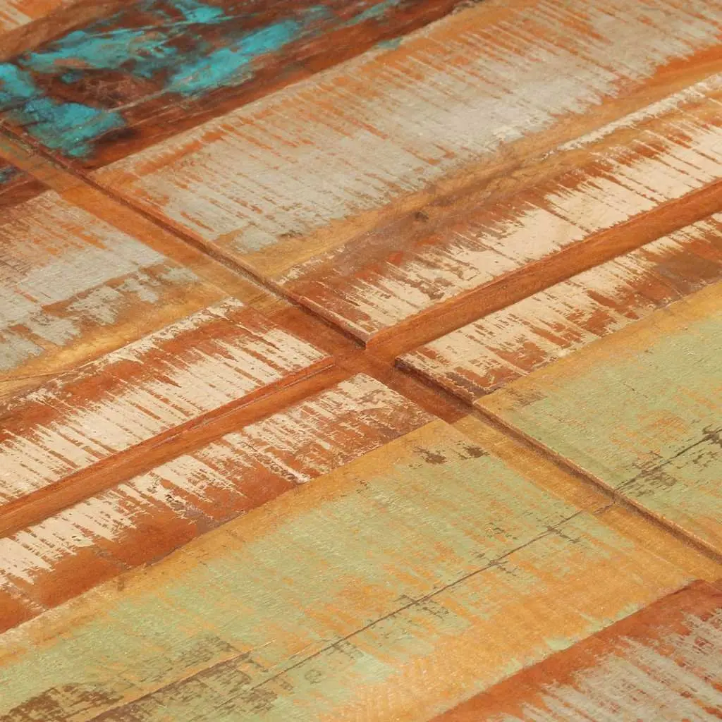 Reclaimed Wood Coffee Table 80x80x28cm Brown Handmade Accent Furniture Living Room