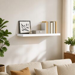 Versatile Floating Wall Shelf for Home Organization