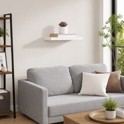 White Floating Shelf for Practical Home Organization