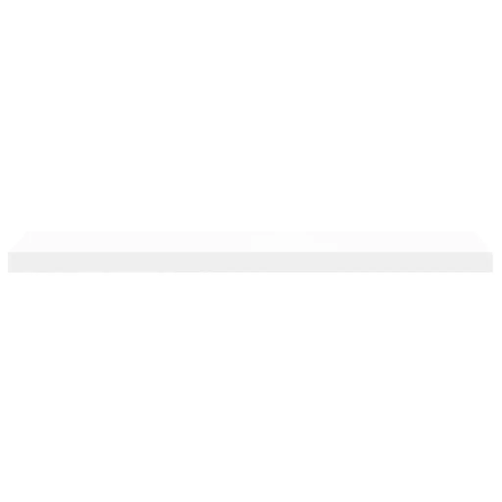 Floating Wall Shelves Honeycomb MDF 90 x 23.5 x 3.8 cm White 2 Piece Display Rack Home Storage Decor Organizer