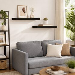 Practical Floating Shelves for Your Living Area